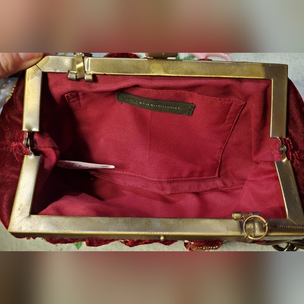 Anthropologie Beaded Clutch With Strap - Picture 6 of 9